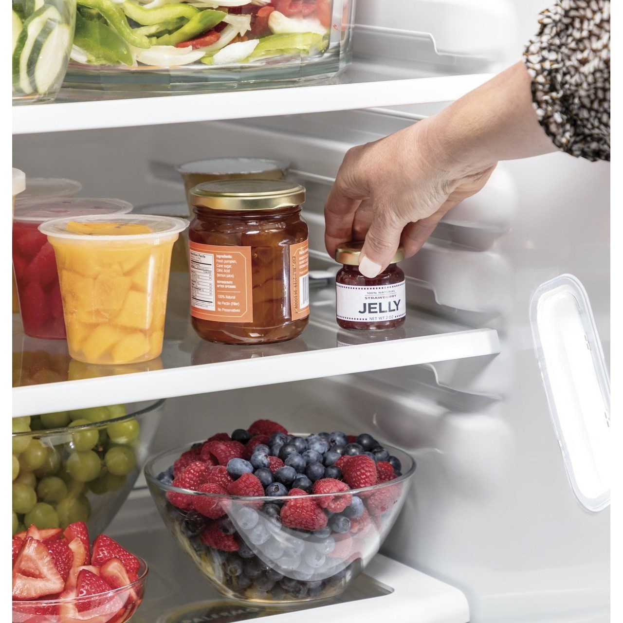 GE Appliances GZS22IYNFS GE 21.8 Cu. Ft. Counter Depth Side By